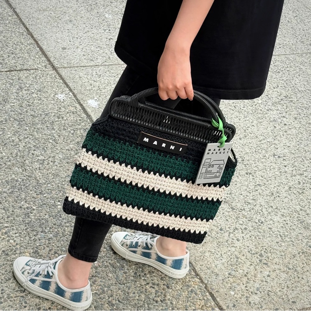 ✈️Sold!Marni Market Wool Handbag